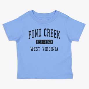 Pond Creek West Virginia Classic Established Toddler T-Shirt