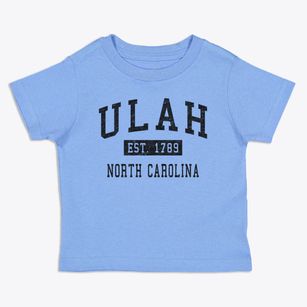 Ulah North Carolina Classic Established Toddler T-Shirt