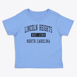Lincoln Heights North Carolina Classic Established Toddler T-Shirt