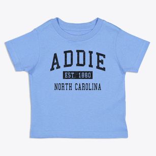 Addie North Carolina Classic Established Toddler T-Shirt