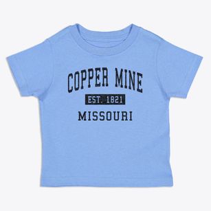 Copper Mine Missouri Classic Established Toddler T-Shirt