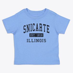 Snicarte Illinois Classic Established Toddler T-Shirt