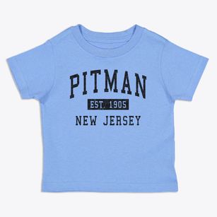Pitman New Jersey Classic Established Toddler T-Shirt