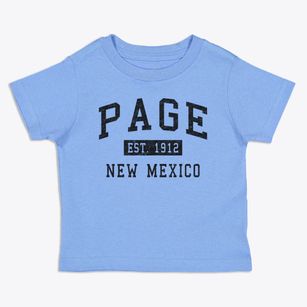 Page New Mexico Classic Established Toddler T-Shirt