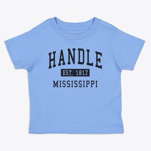 Handle Mississippi Classic Established Toddler T-Shirt