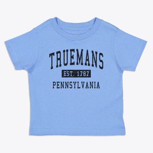 Truemans Pennsylvania Classic Established Toddler T-Shirt