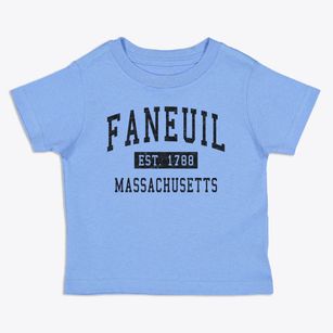 Faneuil Massachusetts Classic Established Toddler T-Shirt