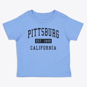 Pittsburg California Classic Established Toddler T-Shirt