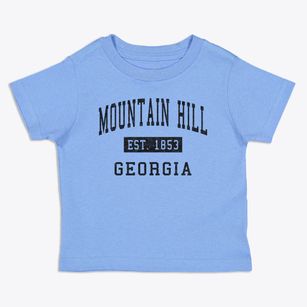 Mountain Hill Georgia Classic Established Toddler T-Shirt