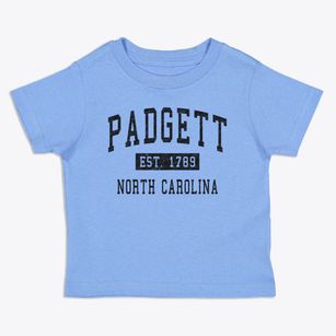 Padgett North Carolina Classic Established Toddler T-Shirt