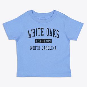 White Oaks North Carolina Classic Established Toddler T-Shirt