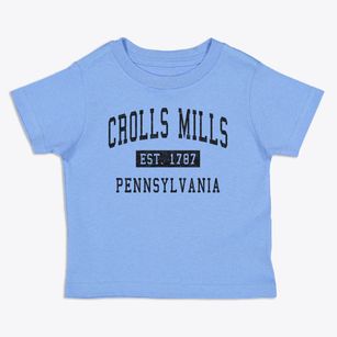Crolls Mills Pennsylvania Classic Established Toddler T-Shirt