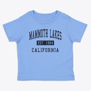 Mammoth Lakes California Classic Established Toddler T-Shirt