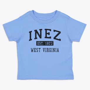 Inez West Virginia Classic Established Toddler T-Shirt