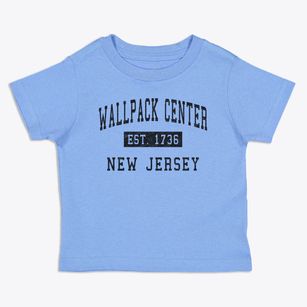 Wallpack Center New Jersey Classic Established Toddler T-Shirt