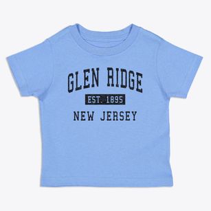 Glen Ridge New Jersey Classic Established Toddler T-Shirt