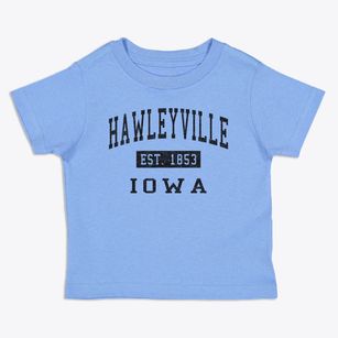 Hawleyville Iowa Classic Established Toddler T-Shirt