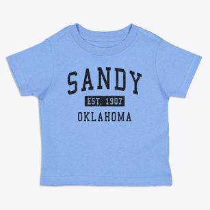 Sandy Oklahoma Classic Established Toddler T-Shirt