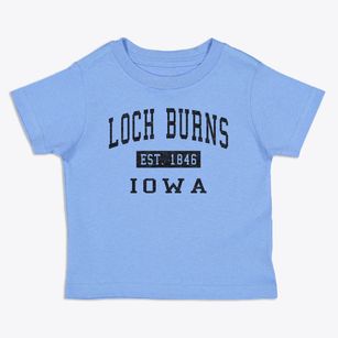 Loch Burns Iowa Classic Established Toddler T-Shirt