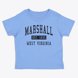 Marshall West Virginia Classic Established Toddler T-Shirt