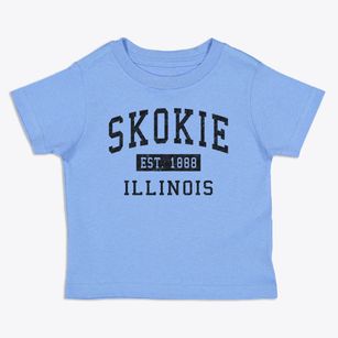 Skokie Illinois Classic Established Toddler T-Shirt