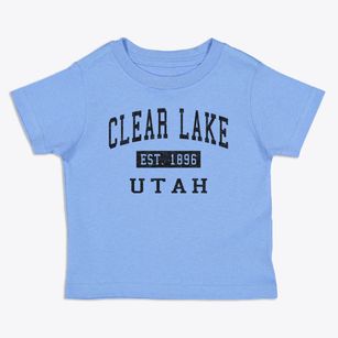 Clear Lake Utah Classic Established Toddler T-Shirt