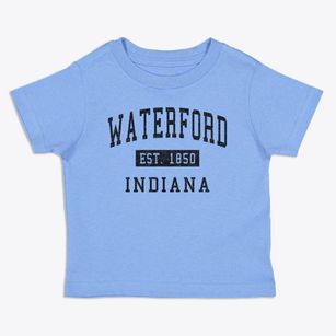 Waterford Indiana Classic Established Toddler T-Shirt