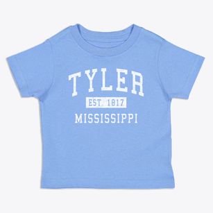Tyler Mississippi Classic Established Toddler T-Shirt