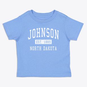 Johnson North Dakota Classic Established Toddler T-Shirt