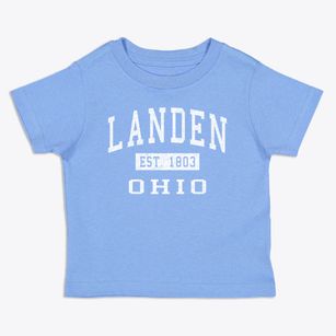 Landen Ohio Classic Established Toddler T-Shirt
