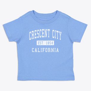 Crescent City California Classic Established Toddler T-Shirt