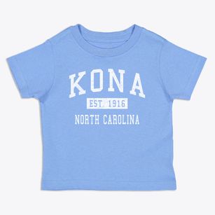 Kona North Carolina Classic Established Toddler T-Shirt