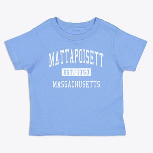 Mattapoisett Massachusetts Classic Established Toddler T-Shirt