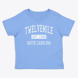 Twelvemile South Carolina Classic Established Toddler T-Shirt