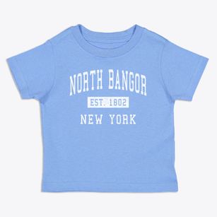 North Bangor New York Classic Established Toddler T-Shirt