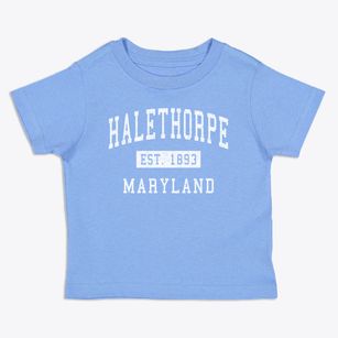 Halethorpe Maryland Classic Established Toddler T-Shirt