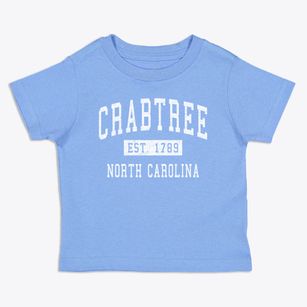 Crabtree North Carolina Classic Established Toddler T-Shirt