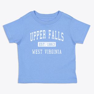 Upper Falls West Virginia Classic Established Toddler T-Shirt