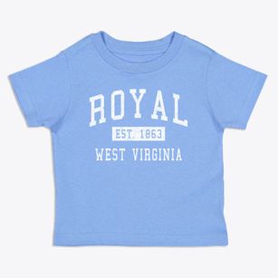 Royal West Virginia Classic Established Toddler T-Shirt
