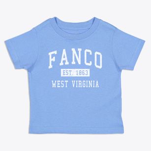 Fanco West Virginia Classic Established Toddler T-Shirt