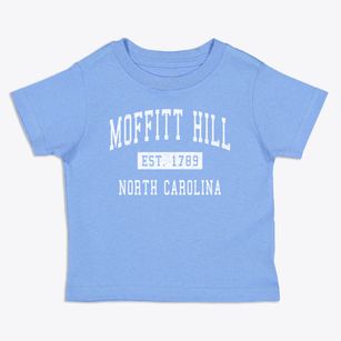 Moffitt Hill North Carolina Classic Established Toddler T-Shirt