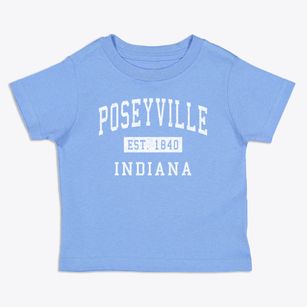 Poseyville Indiana Classic Established Toddler T-Shirt