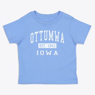 Ottumwa Iowa Classic Established Toddler T-Shirt