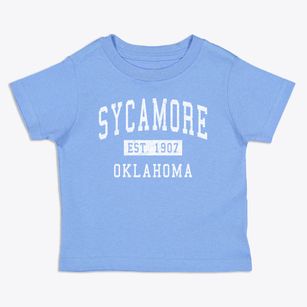 Sycamore Oklahoma Classic Established Toddler T-Shirt