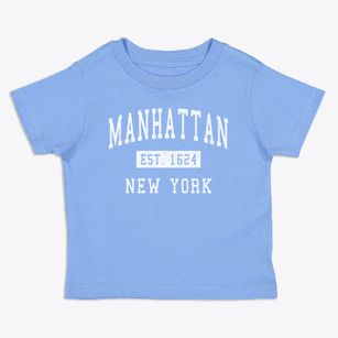 Manhattan New York Classic Established Toddler T-Shirt