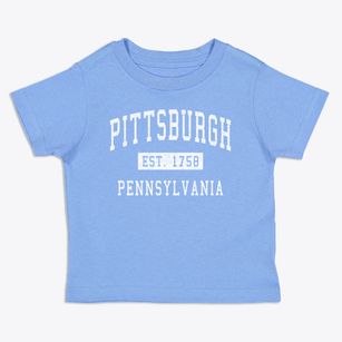 Pittsburgh Pennsylvania Classic Established Toddler T-Shirt