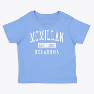 Mcmillan Oklahoma Classic Established Toddler T-Shirt