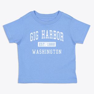 Gig Harbor Washington Classic Established Toddler T-Shirt