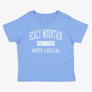 Scaly Mountain North Carolina Classic Established Toddler T-Shirt