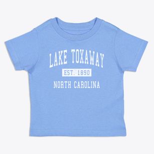 Lake Toxaway North Carolina Classic Established Toddler T-Shirt